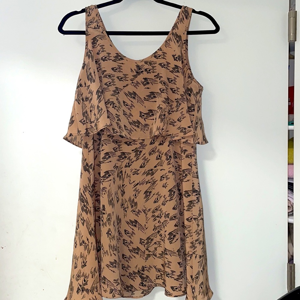 BCBGeneration Mauve w Graphics Mini Dress